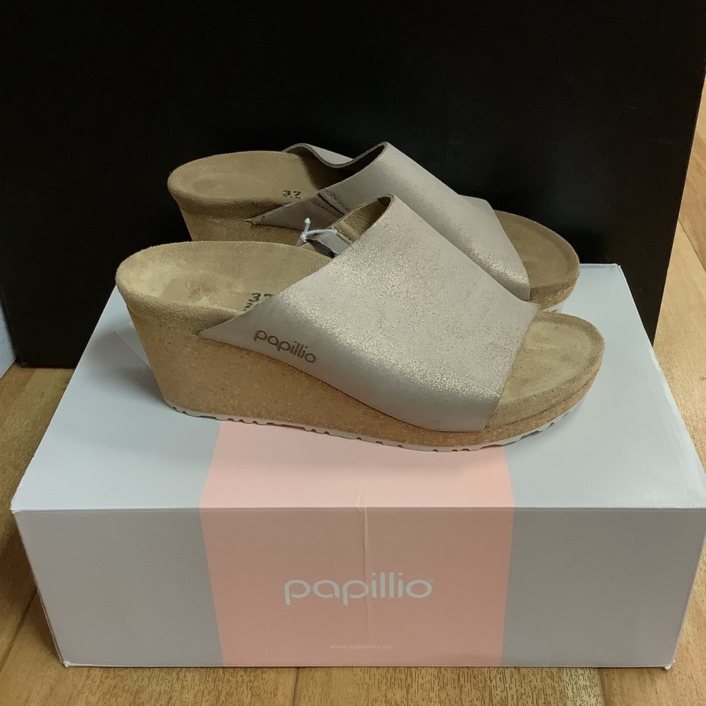 Birkenstock Papillio Namica Washed Metakkic Rose Gold (Narrow Fit)